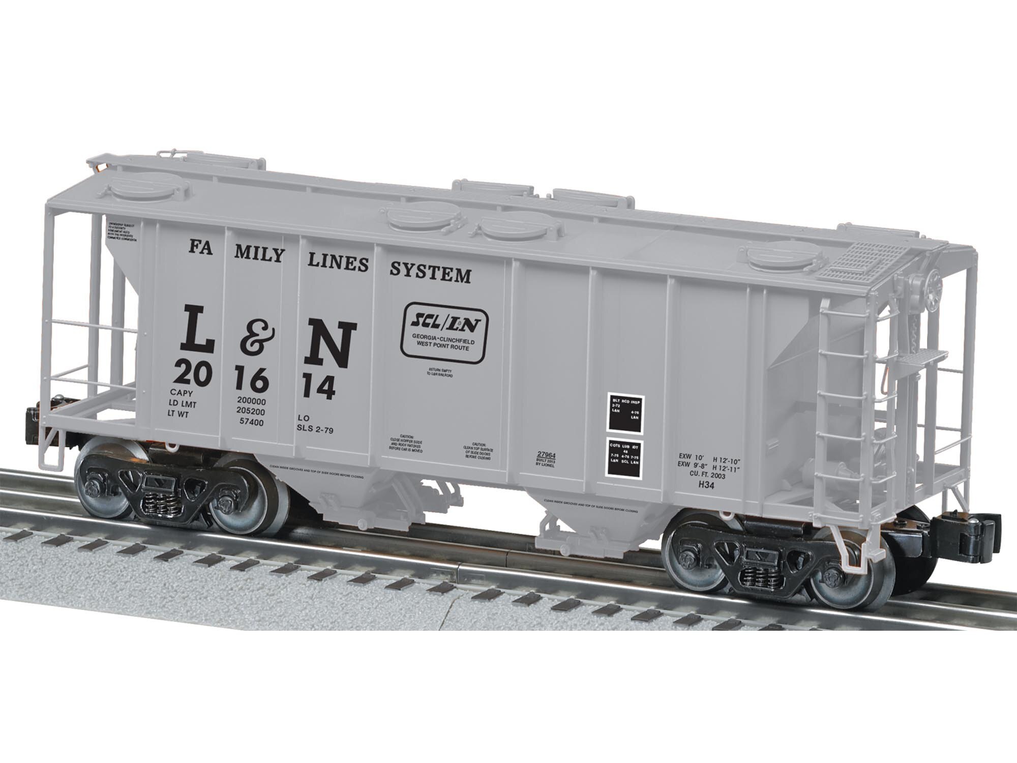 Louisville & Nashville Scale PS-2 Hopper 2-Pack